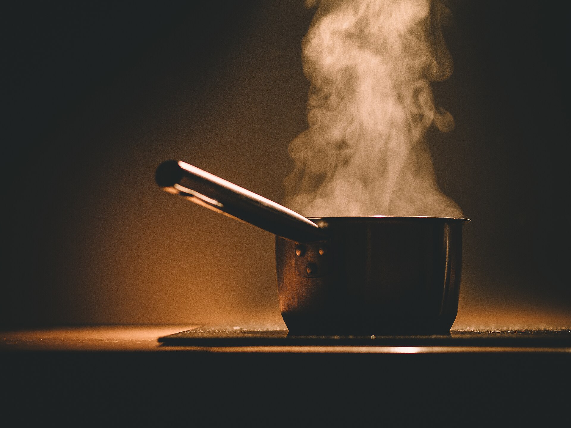 Commercial kitchen during a service