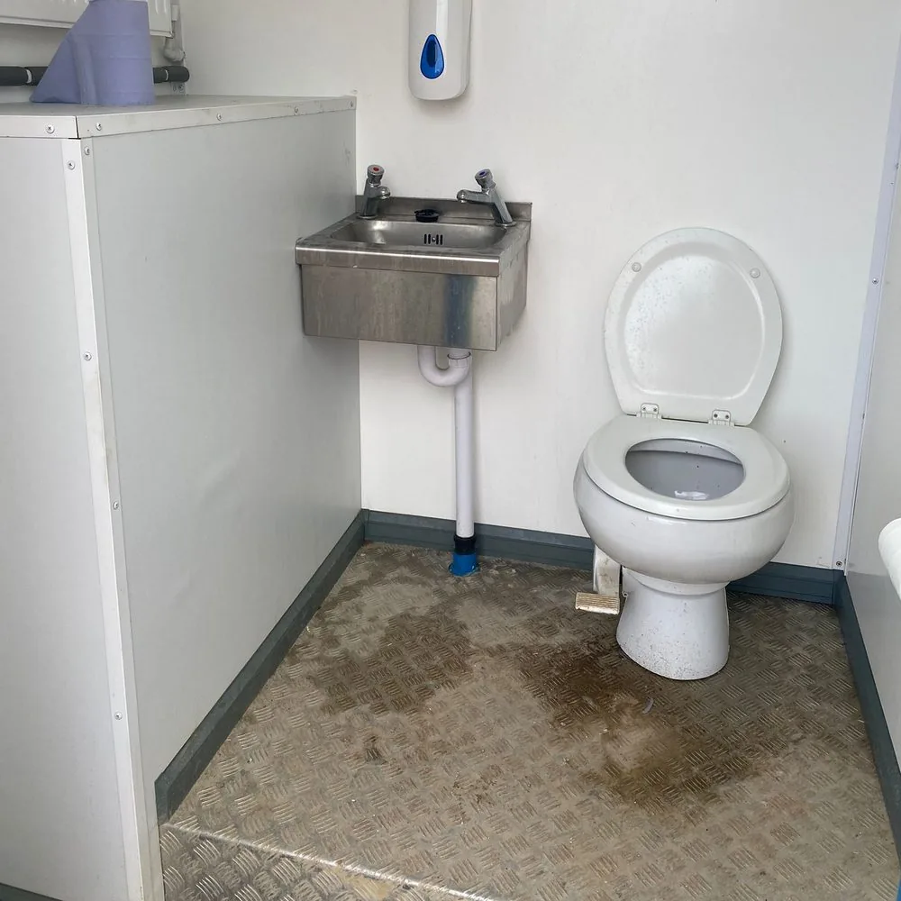 Interior of a TankAway-serviced site welfare unit